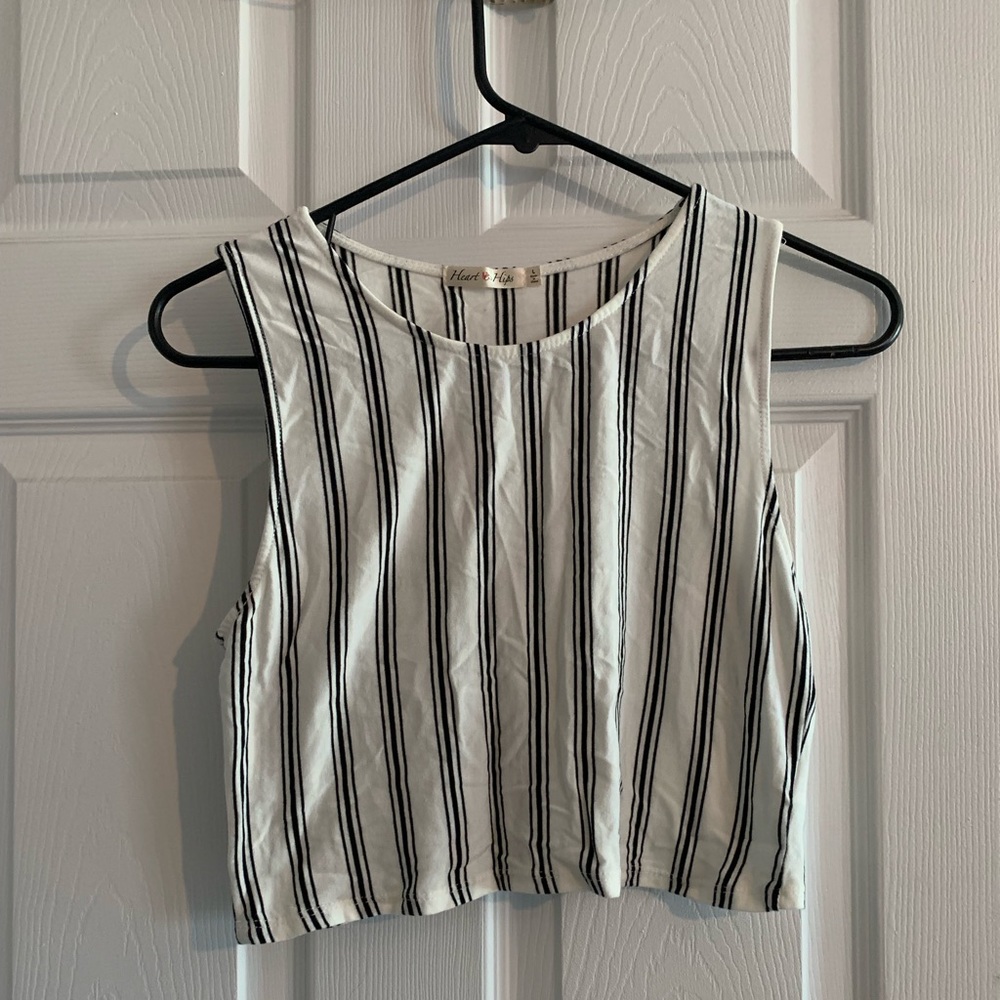 Heart & Hips Striped Tank Top